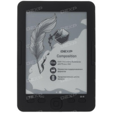 6'' Электронная книга Dexp T2 Composition черный + чехол