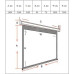 100" (254 см) Экран для проектора DEXP WM-100