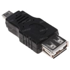 Переходник DEXP mini USB - USB черный Переходник DEXP mini USB - USB черный