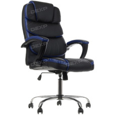 Кресло офисное DEXP CEO Black/Blue черный Кресло офисное DEXP CEO Black/Blue черный
