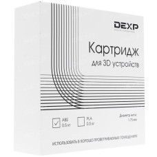 Пластик для 3D печати DEXP ABS-филамент Пластик для 3D печати DEXP ABS-филамент