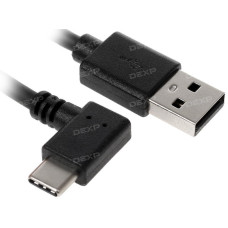 Кабель DEXP USB Type-C - USB черный 1 м Кабель DEXP USB Type-C - USB черный 1 м