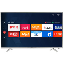 43" (108 см)  Телевизор LED DEXP F43D8100H серебристый