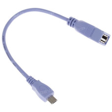 Кабель OTG DEXP micro USB - USB фиолетовый 0.15 м Кабель OTG DEXP micro USB - USB фиолетовый 0.15 м