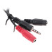Переходник DEXP 3.5 mm jack 4pin - 3.5 mm jack x2 Переходник DEXP 3.5 mm jack 4pin - 3.5 mm jack x2