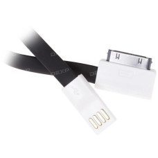 Кабель DEXP 30-pin Apple - USB черный 1.5 м Кабель DEXP 30-pin Apple - USB черный 1.5 м