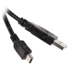 Кабель DEXP mini USB - USB черный 1.5 м Кабель DEXP mini USB - USB черный 1.5 м