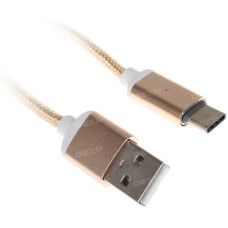 Кабель DEXP USB Type-C - USB золотистый 1 м