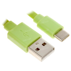 Кабель DEXP USB Type-C - USB зеленый 0.2 м Кабель DEXP USB Type-C - USB зеленый 0.2 м