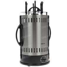 Электрошашлычница DEXP KBM-1000 серебристый