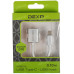 Кабель OTG DEXP USB Type-C - USB серебристый 0.1 м