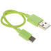 Кабель DEXP USB Type-C - USB зеленый 0.2 м Кабель DEXP USB Type-C - USB зеленый 0.2 м