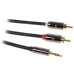 Кабель соединительный DEXP 3.5 mm jack - RCA x2