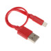 Кабель DEXP Lightning 8-pin - USB красный 0.2 м Кабель DEXP Lightning 8-pin - USB красный 0.2 м