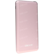 Портативный аккумулятор DEXP HC Slimline розовый