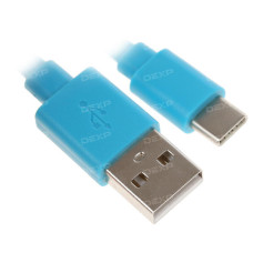 Кабель DEXP USB Type-C - USB синий 0.2 м Кабель DEXP USB Type-C - USB синий 0.2 м