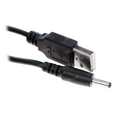 Кабель DEXP DC jack 3.5 мм - USB черный 1 м Кабель DEXP DC jack 3.5 мм - USB черный 1 м