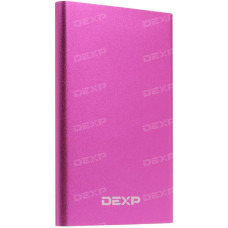 Портативный аккумулятор DEXP SLIM AL [PJT-NDY019 P] розовый